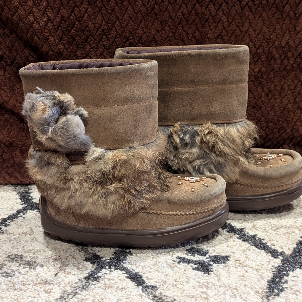 Manitobah Mukluks Waterproof Snowy Owlet, Size 9